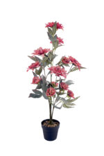 13-head Roasted-Edge Artificial Dahlia - Faux Roasted Edge Dahlia Wholesale