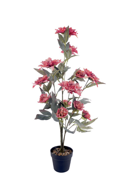 13-head Roasted-Edge Artificial Dahlia - Faux Roasted Edge Dahlia Wholesale