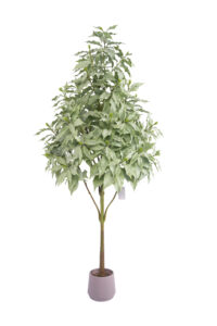 4.3 ft. artificial white ficus soft PE - Lifelike Faux Ficus for Wholesale