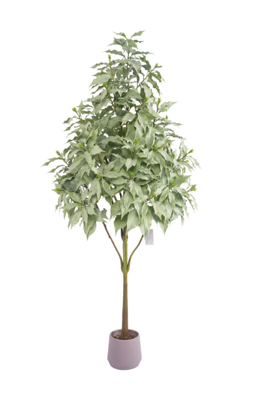 4.3 ft. artificial white ficus soft PE - Lifelike Faux Ficus for Wholesale