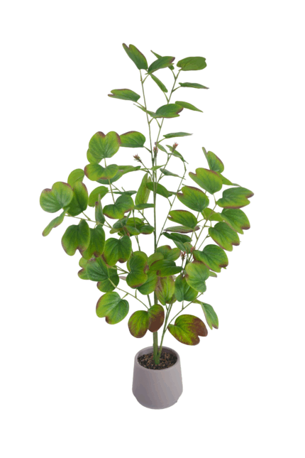 3.1 ft. Artificial Horseshoe Leaves - Lifelike Faux Horseshoe Plant for Indoor Decor