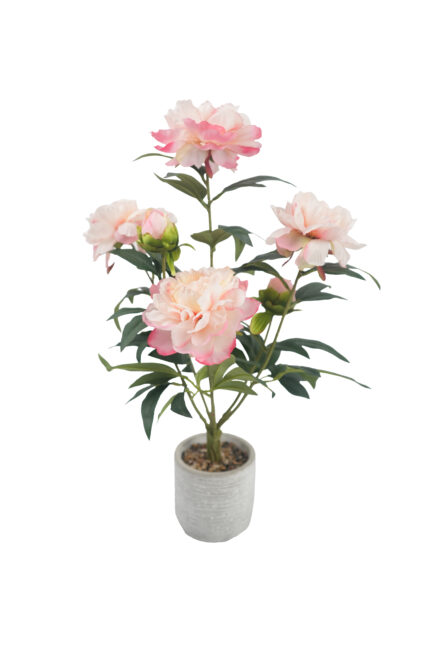 1.9 ft. Artificial Potted Peony - Artificial Peony Wholesale