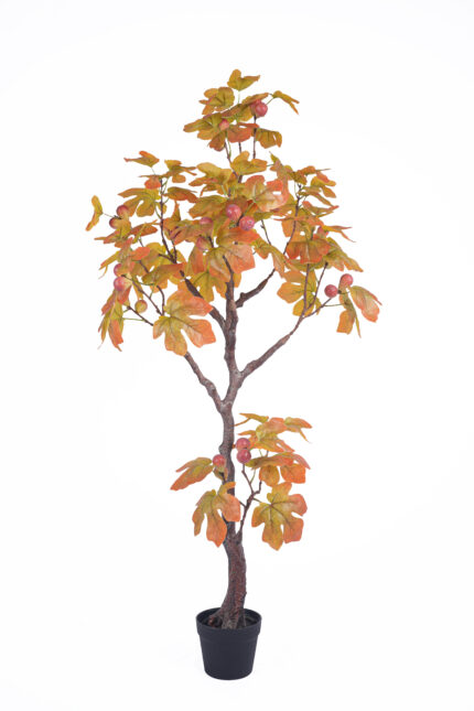 4.6 ft Artificial Fig Tree Autumn - Autumn Fig Tree Wholesale
