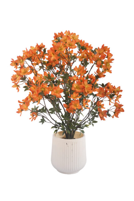 Artificial Azalea-Orange - Orange Azalea Wholesale Collection