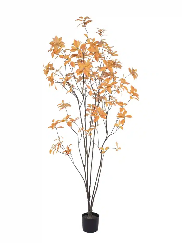 6.5ft Artificial Pepper Tree Autumn Detail