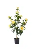 2.8ft Artificial Potted Camellia | Elegant Blooms | Artificial Plant - 26-2