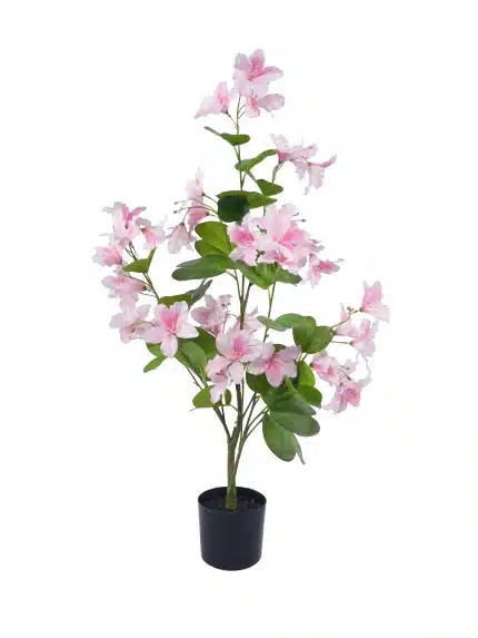 2.8ft Artificial Potted Bauhinia | Pink Blooms | Artificial Plant - 27-1