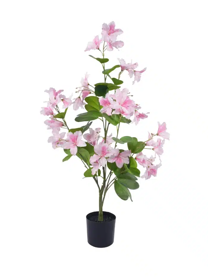 2.8ft Artificial Potted Bauhinia | Pink Blooms | Artificial Plant - 27-1