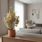 2.6ft Artificial Ficus Triangularis | Variegated Foliage | Artificial Plant - rd00020_scene_1_1768191649601