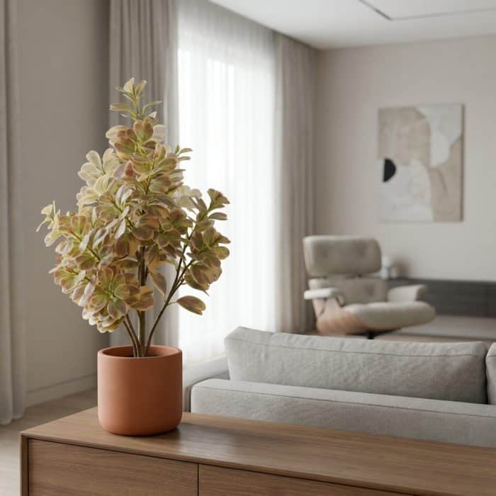 2.6ft Artificial Ficus Triangularis | Variegated Foliage | Artificial Plant - rd00020_scene_1_1768191649601